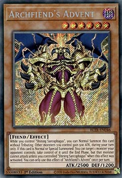 Yu-Gi-Oh! BLTR Archfiend's Advent (V.1 - Secret Rare)